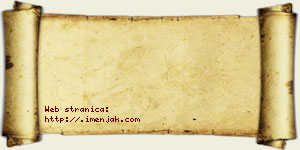 Jasmina Sokolović vizit kartica